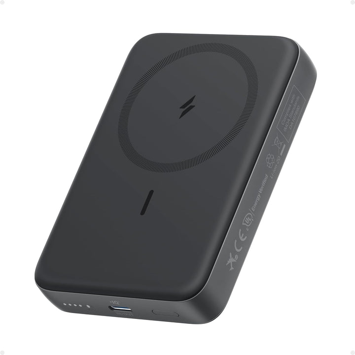 Anker Magnetische Powerbank, kompaktes 10.000mAh Ladegerät mit 30W Max. Schnellladen, kabellos und p