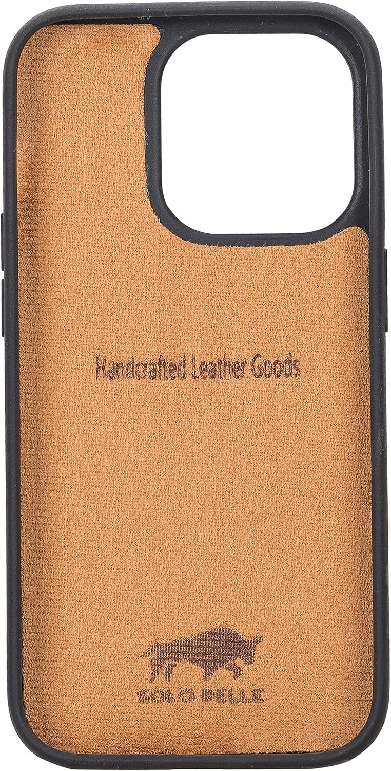 Solo Pelle Lederhülle für das iPhone 14 Pro in 6.1 Zoll Case Leder Hülle Ledertasche Backcover aus e