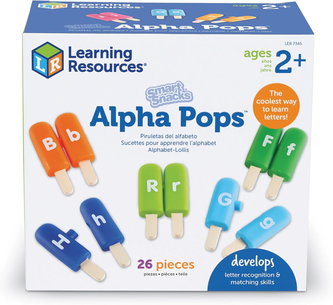 Learning Resources Smart Snacks Eis am Stiel Buchstaben-Steckspiel