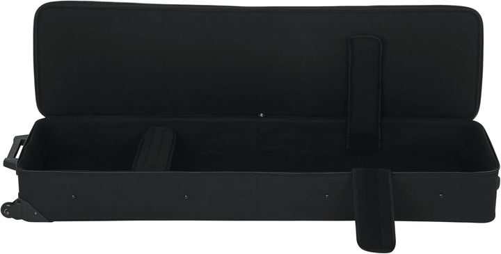 Gator Cases Leichter Keyboardkoffer mit Ziehgriff und Rollen; passend für Slim 76-Note Keyboards (GK