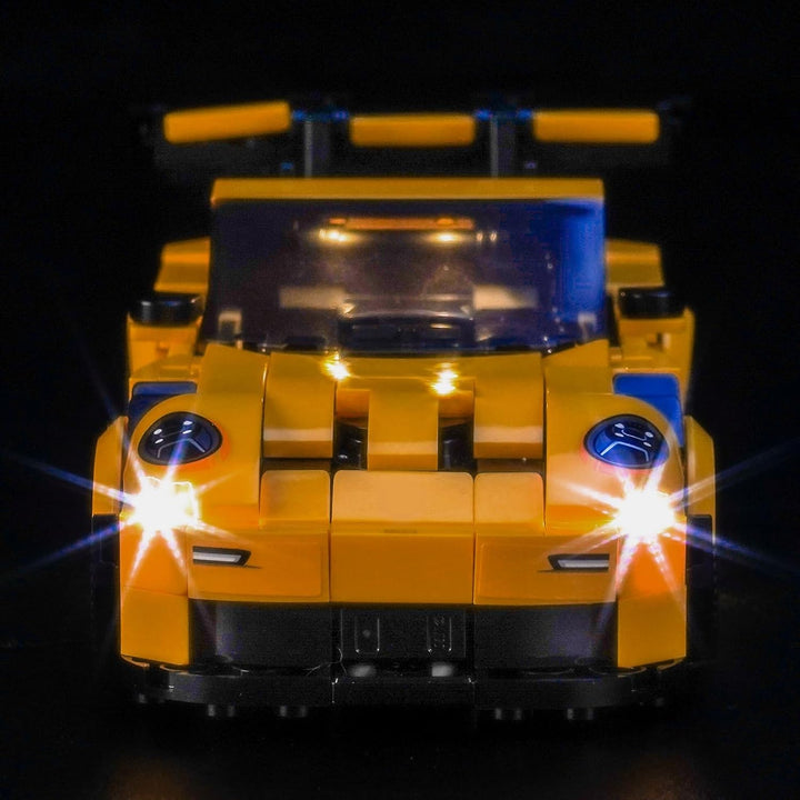 Update Version Licht-Kit Kompatibel mit Lego Porsche 911 GT3 RS Super Car 77239 (Kein Modell), Led B