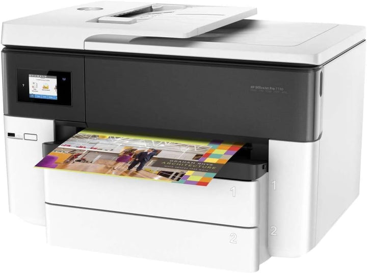 HP OfficeJet Pro 7740 A3-Multifunktionsdrucker (DIN A3, Drucker, Scanner, Kopierer, Fax, WLAN, Duple