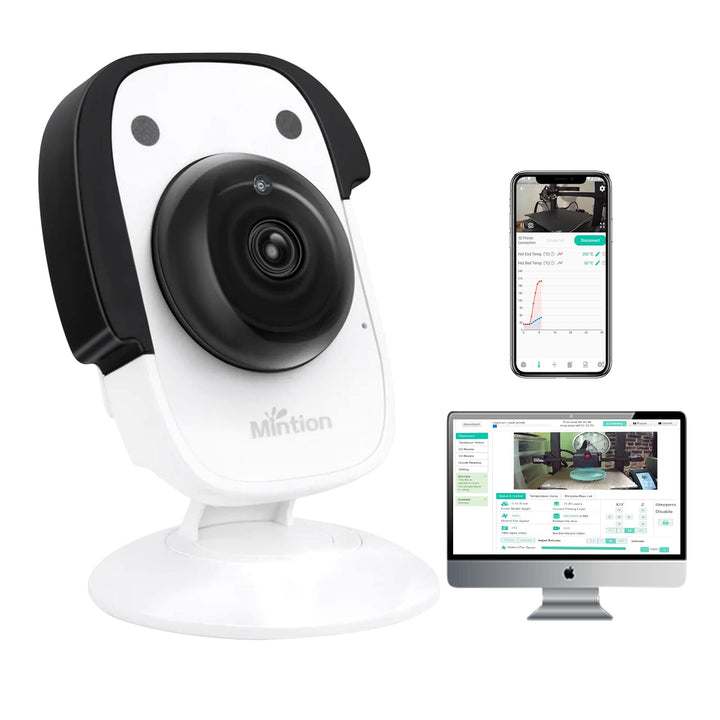 Mintion Beagle-Kamera für 3D-Drucker, 1080P, Plug-and-Play mit Überwachen und steuern Sie 3D-Drucker