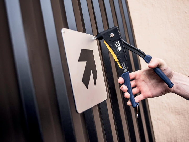 Rapid Blindnietzange RP40 Multi, Nietzange mit Universal mundstück und integriertem Messsystem, für