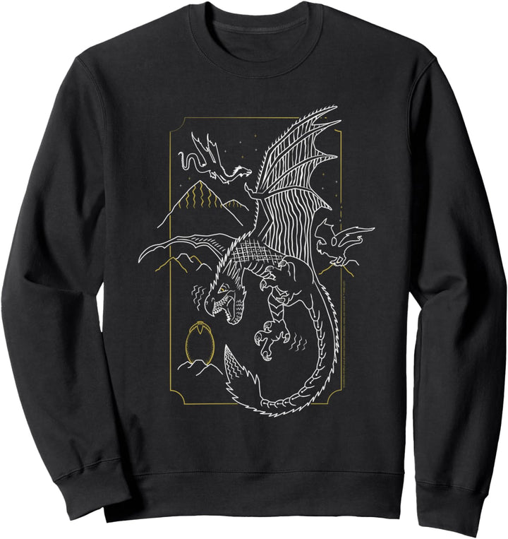 Harry Potter Dragon Line Art Sweatshirt