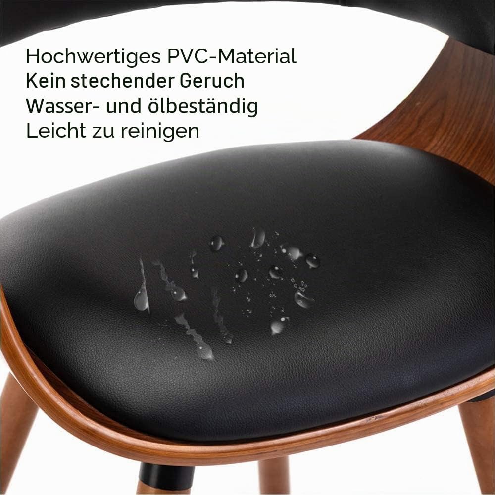 Mignone Esszimmerstühle Wohnzimmerstühle Moderne Küchenstühle Rückenlehnen für Küche Arbeitszimmer W