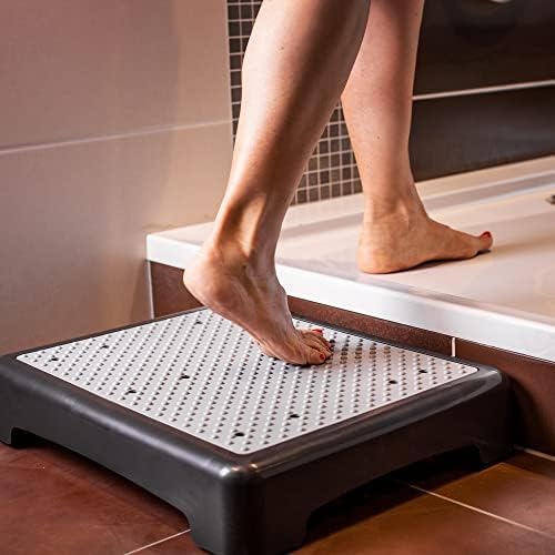 UPP Trittstufe Indoor & Outdoor bis 200 kg | Steighilfe für Senioren oder Fussbank für Kinder mit An