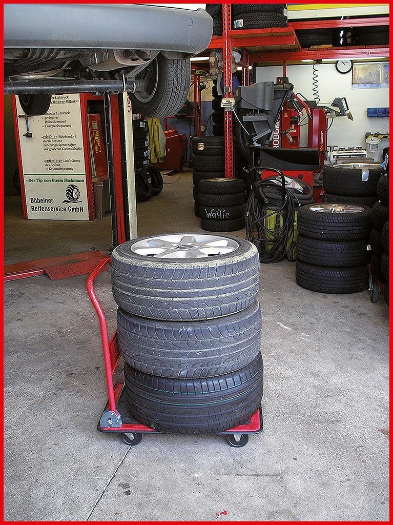 KS Tools 800.0015 Plattformwagen für Lager und Werkstatt, 150kg