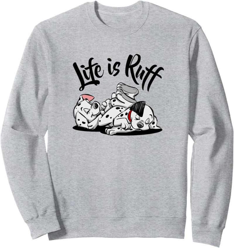 Disney 101 Dalmatians Puppies Sleeping Life Is Ruff Sweatshirt