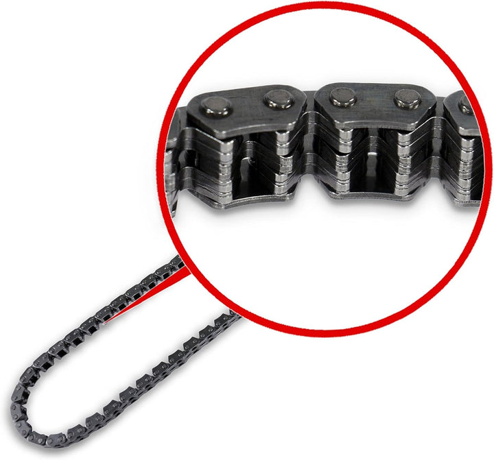 febi bilstein 104259 Steuerkettensatz für Nockenwelle, mit Gleitschienen und Kettenspanner , 1 Stück