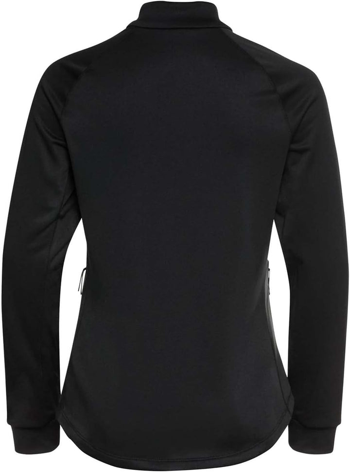 Odlo Damen Berra_542511 Mid Layer mit Reissverschluss (1er Pack) XS Schwarz, XS Schwarz