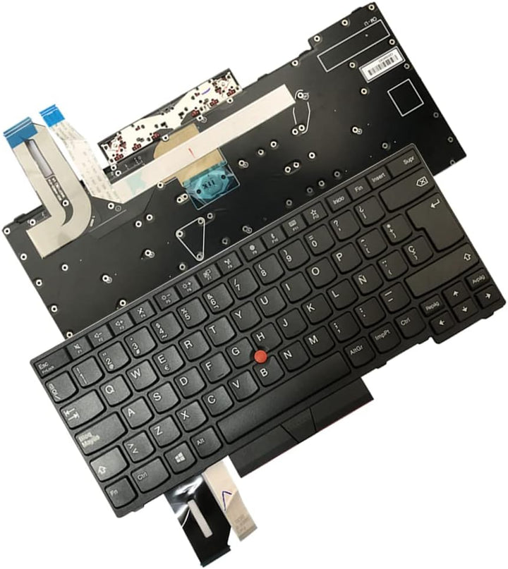 Gintai Spanisch Tastatur Hintergrundbeleuchtung für Lenovo Thinkpad L380 L390 E480 L480 T480S E485 E