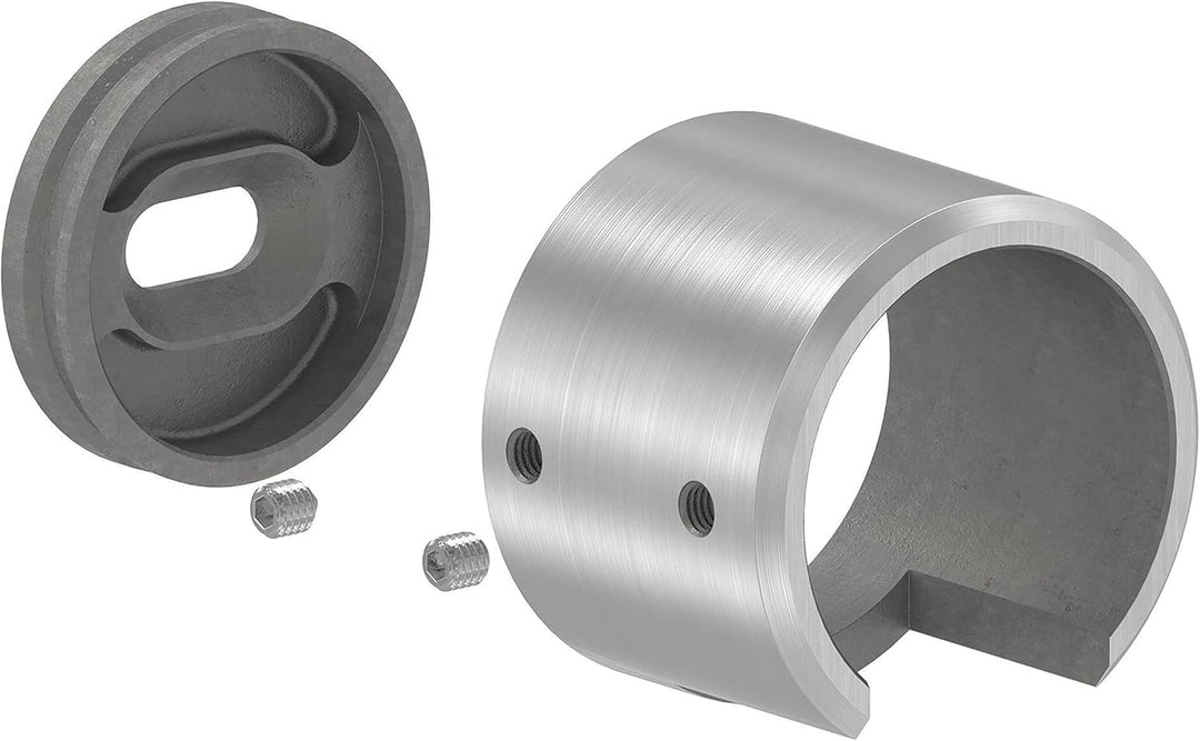 STEINBACHER© | Edelstahl Wandbefestigung für Nutrohr 42,4mm, links, V4A