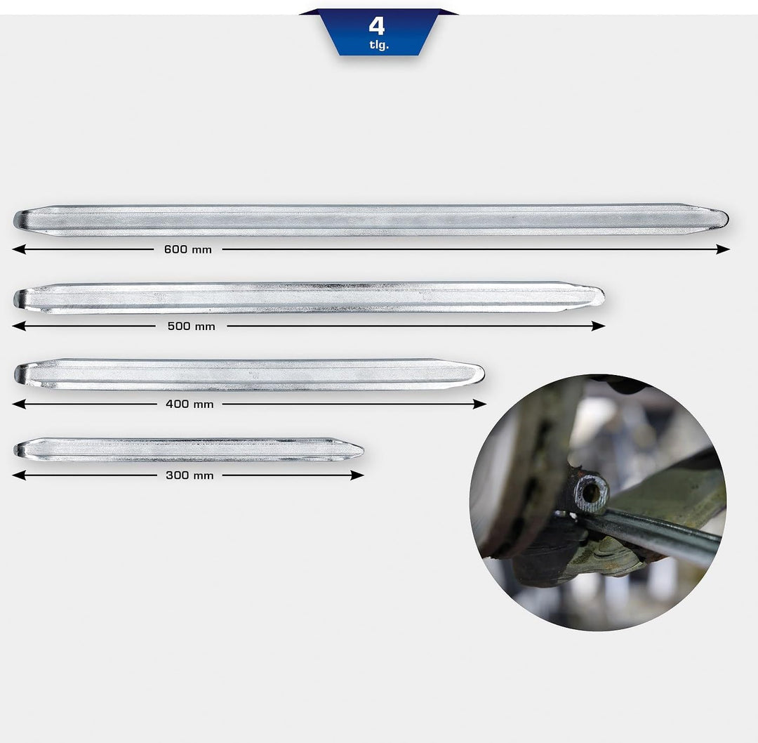 BRILLIANT TOOLS BT691100 Reifen-Montiereisen-Satz | 4-tlg. [Powered by KS TOOLS]
