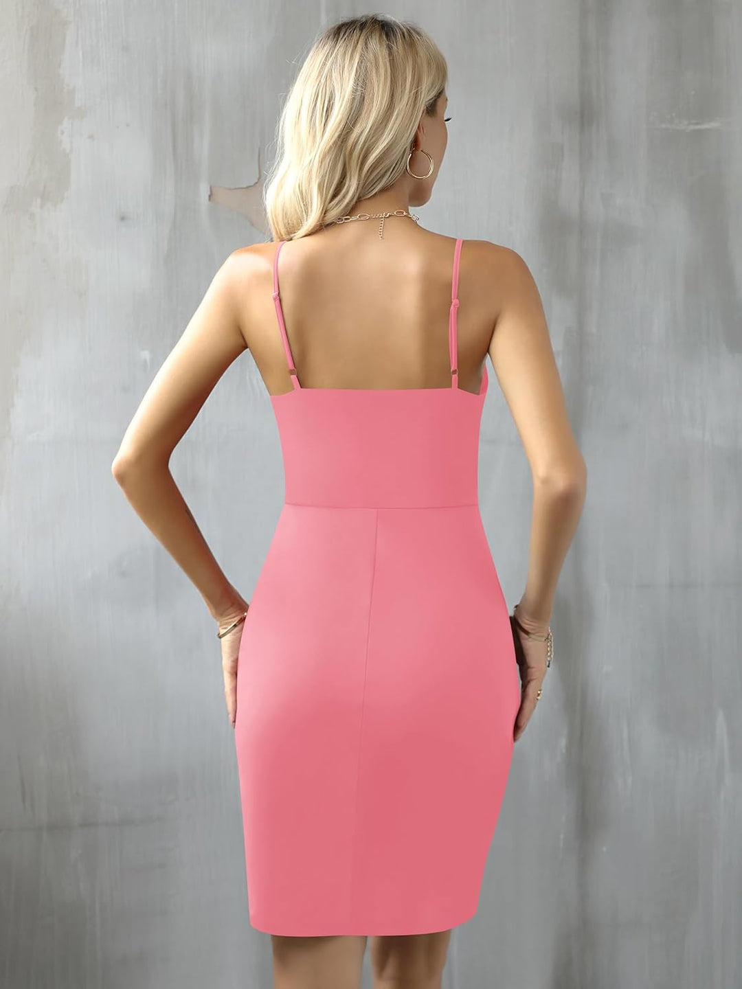 Missufe Damen Sommerkleid Cocktailkleid Partykleid Wickelkleid Elegant Festliche Minikleid Bodycon Ä
