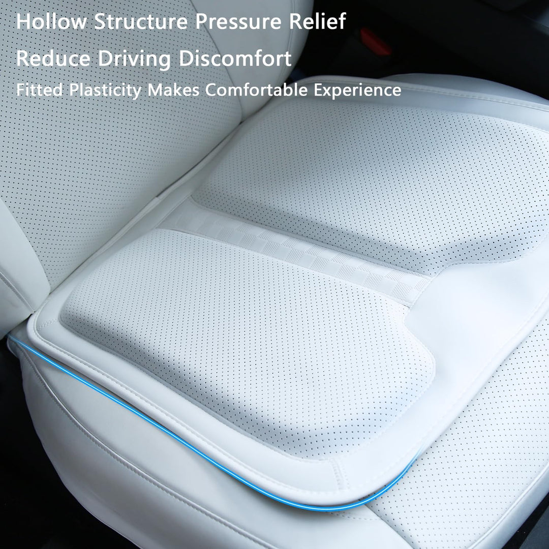 TOPABYTE Autositzkissen für Tesla Model Y/3/S/X/Highland Cybertruck Premium-Speicherschaum Fahrer Si