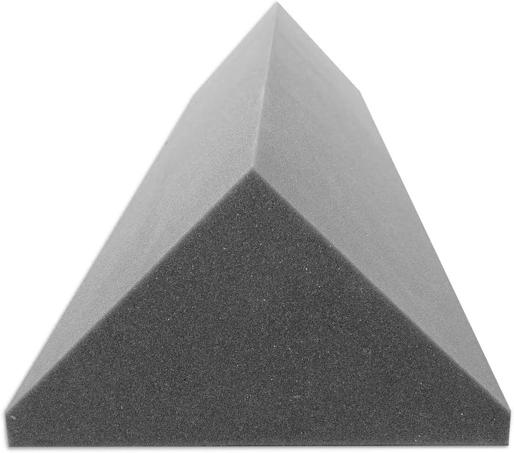 4 Bass-Trap Absorberelemente, 100cm hoch, Eckabsorber Breitbandabsorber, Akustikschaumstoff 4er Set,