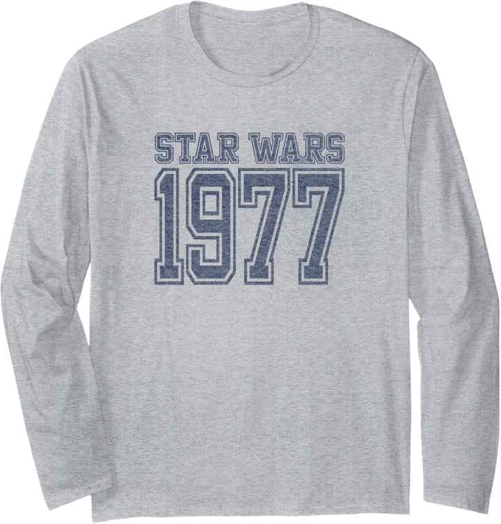 Star Wars Colliegate Style Star Wars Logo 1977 Langarmshirt