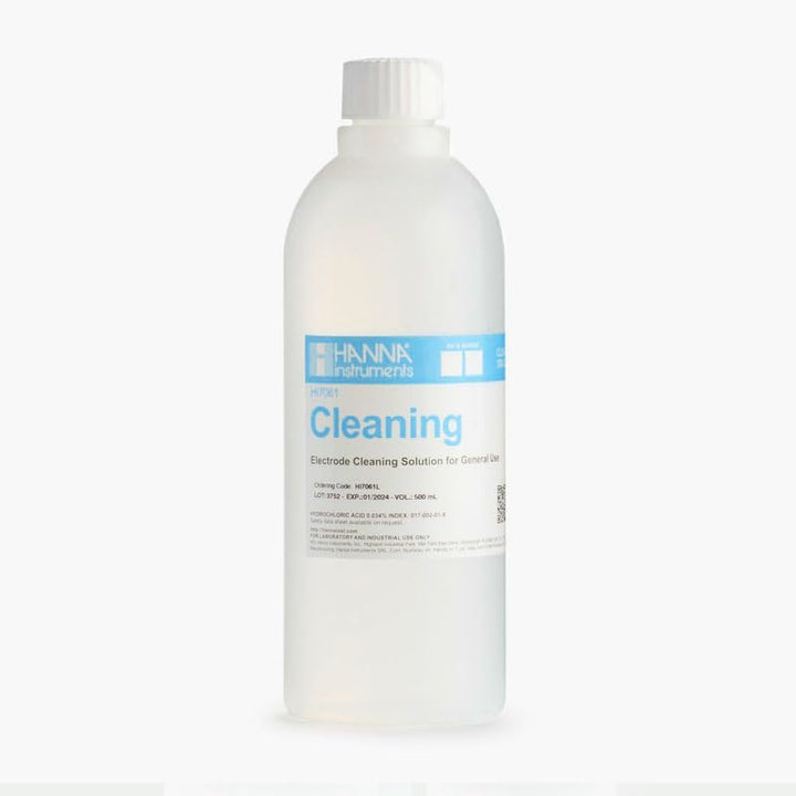Reinigungslösung HI7061L für Elektroden, allgemeine Anwendungen, 500mL-Flasche