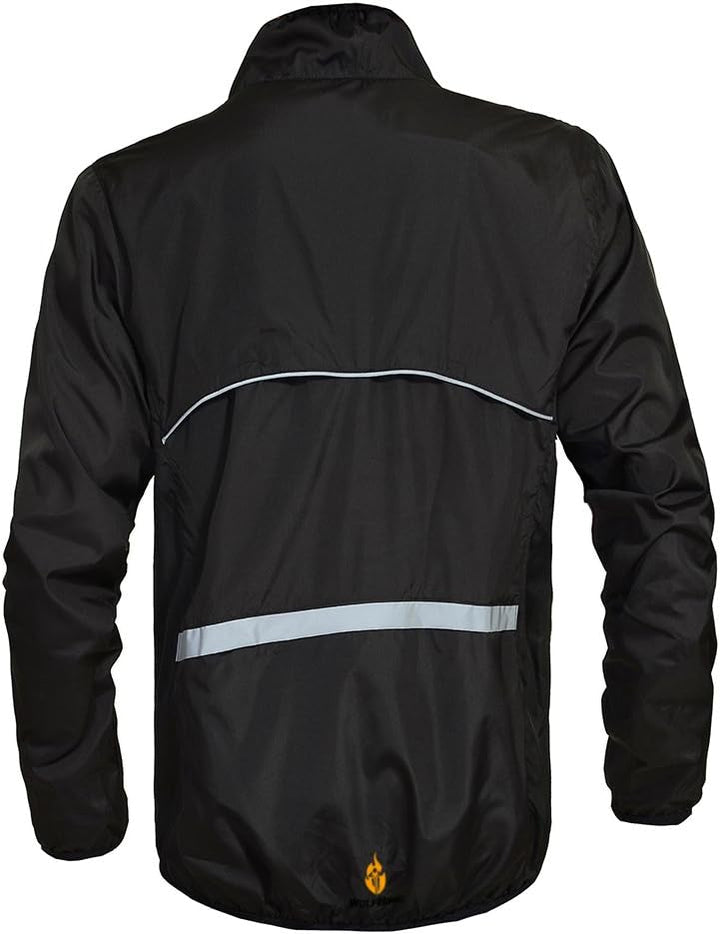 WOSAWE Herren-Fahrradjacke Winddichte wasserdichte MTB Mountainbike Jacket Für Radfahren, Joggen &amp; W