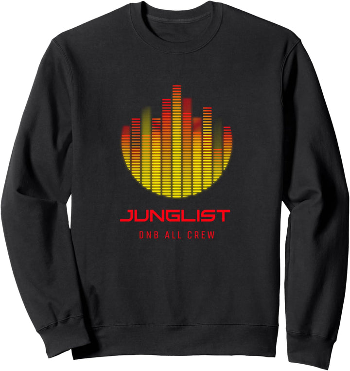 Drum AndBass174 BPM dNB Music Liquid Junglist EDM Sweatshirt