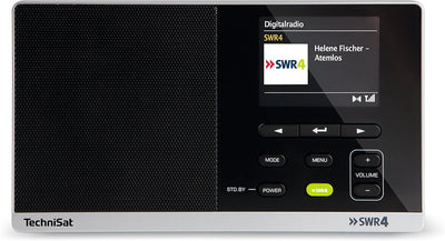 TechniSat Digitradio 215 SWR4 Edition - portables DAB Radio (DAB+, UKW, Farbdisplay, SWR4-Direktwahl