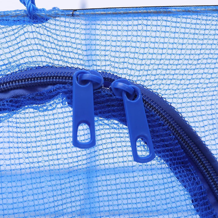 Reissverschluss Klappbar Trocknungsnetz, 4-Lagiger Trockennetz Hängendes Breite 60cm Collapsible Tro