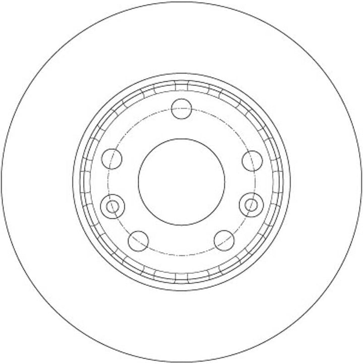 df6072  TRW Bremsscheibe (Paar) OE Qualität