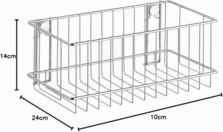 WENKO Wandablage gross Classic Chrom Uno (Extra Tief), Uno (Extra Tief)
