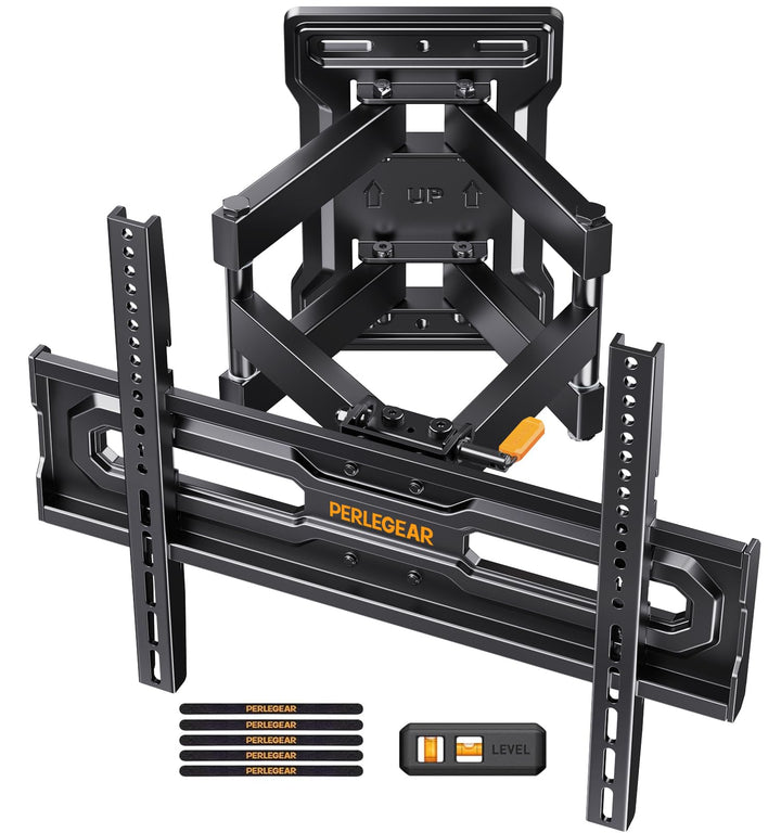 Perlegear TV Wandhalterung für 23-65 Zoll TVs bis 45 kg, Wandhalterung Fernseher Schwenkbar mit 460m