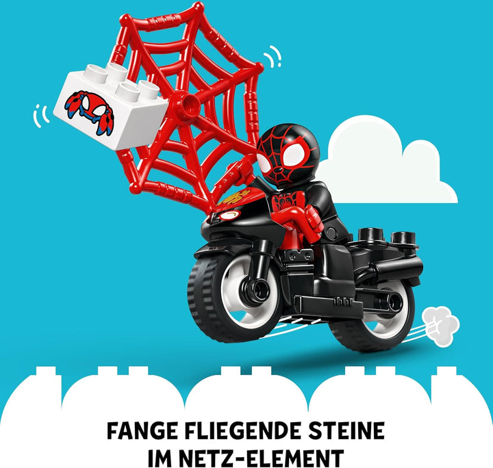 LEGO DUPLO Marvel Spins Motorrad-Abenteuer, Fantasy-Spielset zur TV-Serie Spidey und Seine Super-Fre