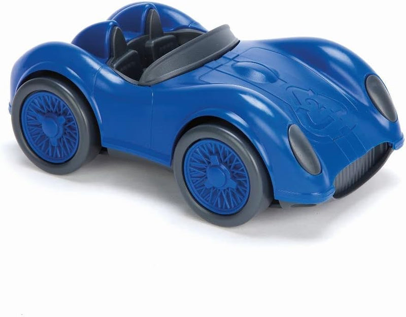 Green Toys 8671479 Rennwagen blau, Spielzeugauto, nachhaltiges Spielfahrzeug für Kinder ab 12 Monate