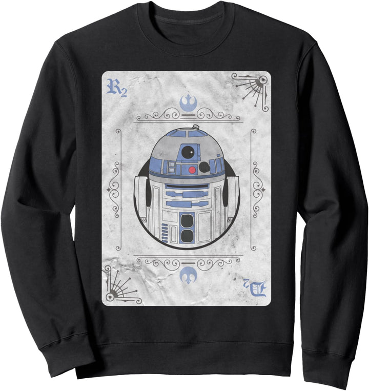 Star Wars R2-D2 Vintage Playing Card Style Sweatshirt