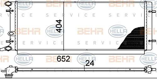 BEHR HELLA SERVICE 8MK 376 713-781 *** PREMIUM LINE *** Kühler, Motorkühlung