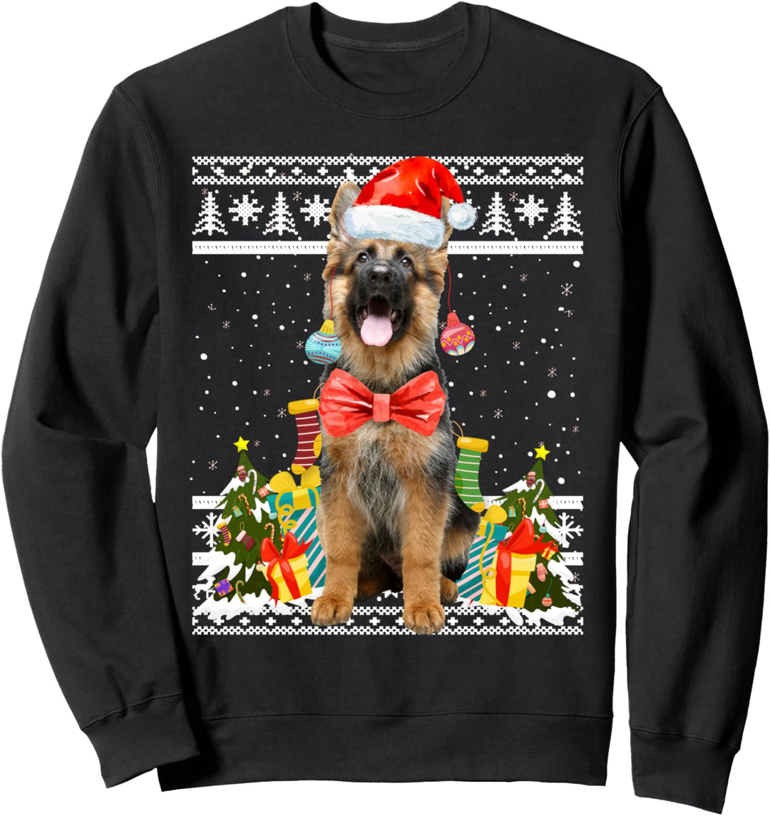 GSD Xmas Outfit Idee für Männer & Deutscher Schäferhund Weihnachten Sweatshirt