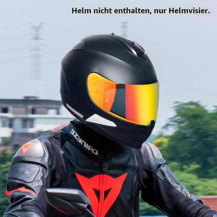 Helm Visier für C70 FG-17 IS-17,Motorradhelm Visier,Motorrad Windschutz Helm Objektiv Visier Vollges