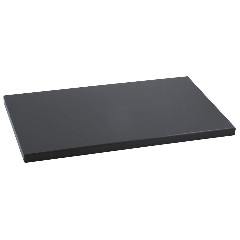 Metaltex 73381538 Schneidebrett, Polyethylen 50 x 30 x 2 cm Schwarz, 50 x 30 x 2 cm Schwarz