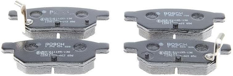 Bosch BP1218 Bremsbeläge - Hinterachse - ECE-R90 Zertifizierung - vier Bremsbeläge pro Set