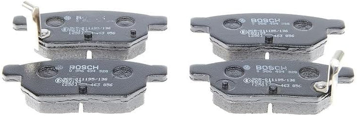 Bosch BP1218 Bremsbeläge - Hinterachse - ECE-R90 Zertifizierung - vier Bremsbeläge pro Set