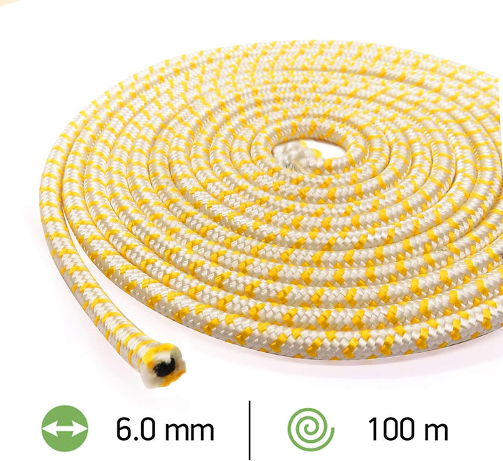 Oregon Robustes Starter-Seil, professionell, 90206 6.0 mm x 100 M, 6.0 mm x 100 M