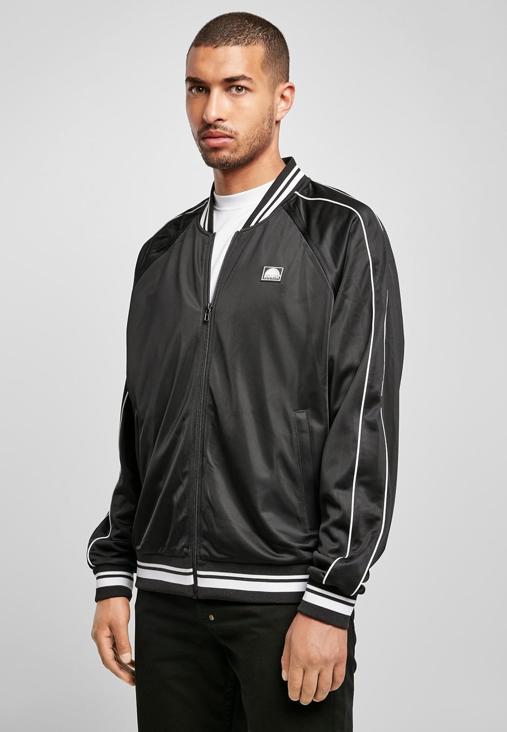 Southpole Herren Jacke, Schwarz
