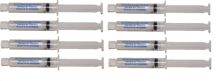 *White-Pro* Carbamid-Peroxid 0% Zahnweiss-Gel 80ML*8x10ml* Non-peroxid gel * MADE IN USA*Auffüllung