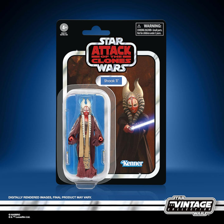 Star Wars The Vintage Collection Shaak Ti, Action-Figur zum Sammeln Angriff der Klonkrieger (Skala 9