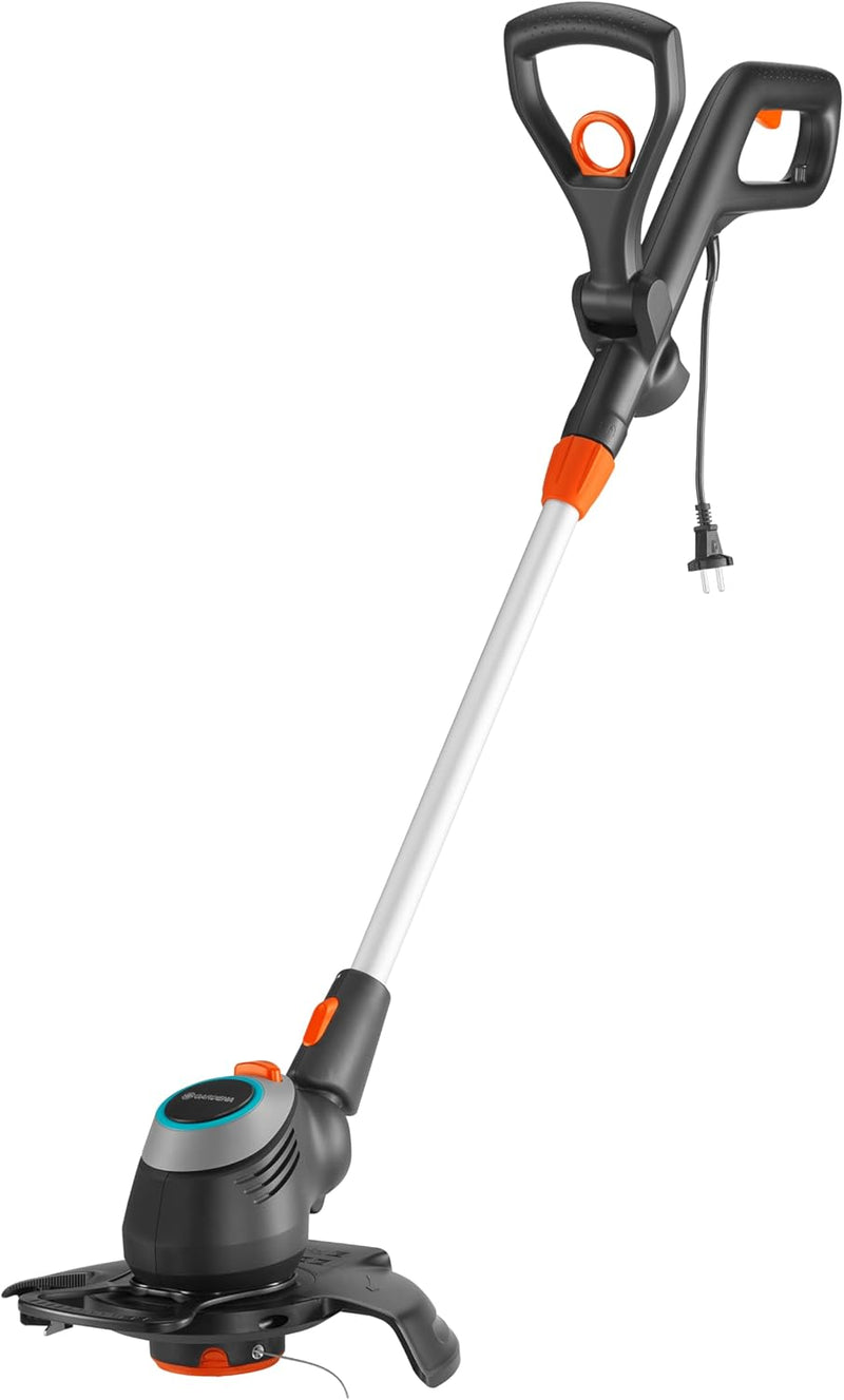 Gardena PowerCut 650/28 Elektro-Trimmer: Rasentrimmer mit 280 mm Schnittkreis, Teleskopstiel, verste