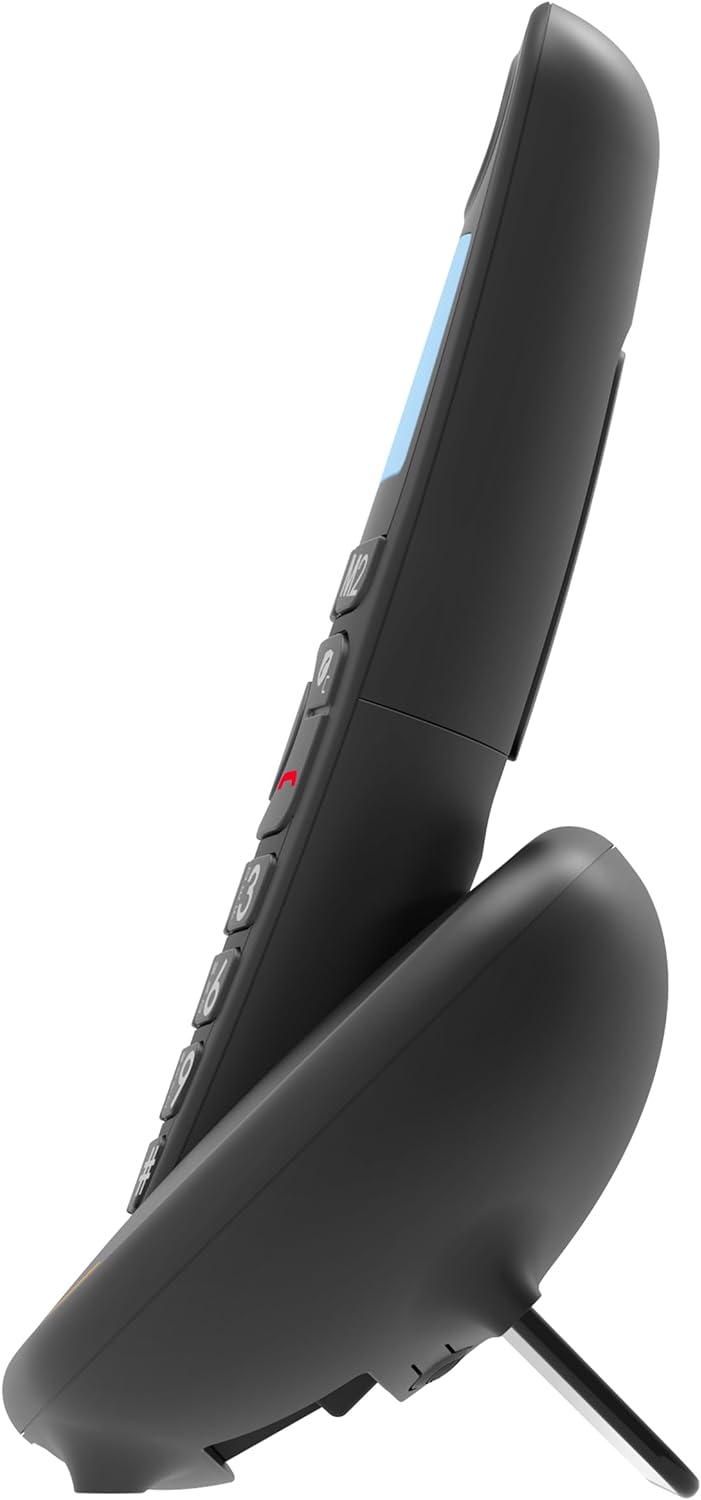 Alcatel XL595 B Schnurlostelefon mit grossen Tasten, grosses Display und Audio-Boost, Anrufsperre SO