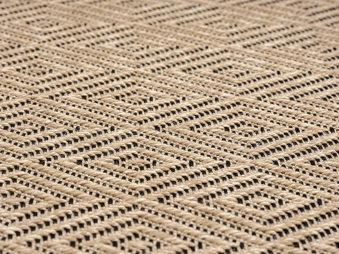 Mia´s Teppiche Soil - wetterfester In- und Outdoor Teppich im Natürlichem Jute-Look, wetterfest, gee