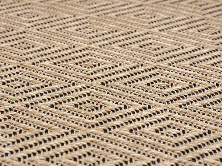 Mia´s Teppiche Soil - wetterfester In- und Outdoor Teppich im Natürlichem Jute-Look, wetterfest, gee