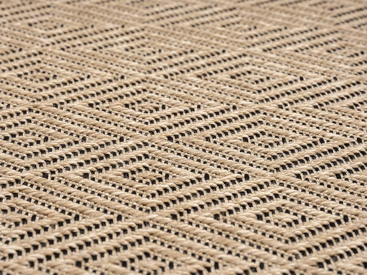 Mia´s Teppiche Soil - wetterfester In- und Outdoor Teppich im Natürlichem Jute-Look, wetterfest, gee