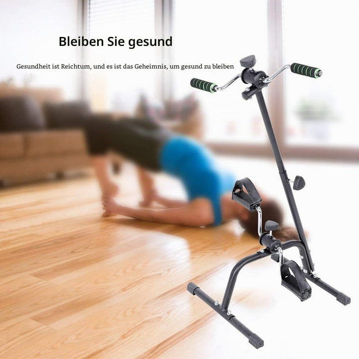 Mini-Heimtrainer, Arm- und Beinübung, Fahrrad Training für ältere Menschen mit Behinderungen, Schwar