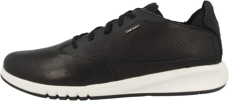 Geox Herren U Aerantis A Sneakers 40 EU Schwarz, 40 EU Schwarz
